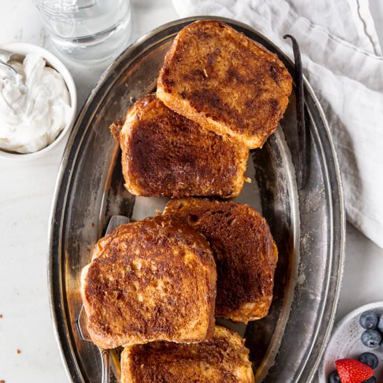 cinnamon brioche french toast