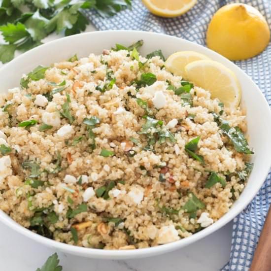 Lemon Quinoa Salad with Feta