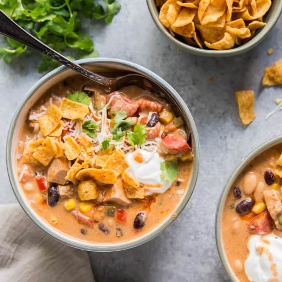 Creamy Southwest Chicken Soup