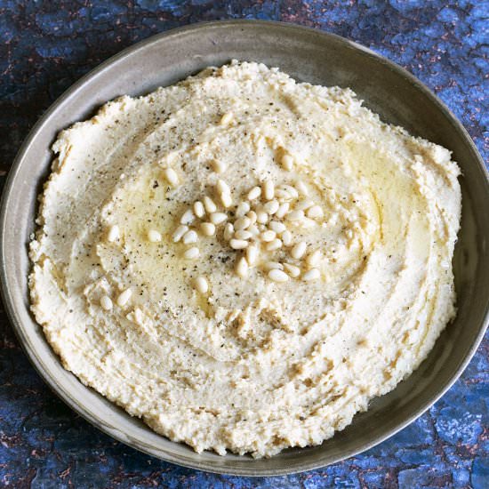 Peanut butter hummus