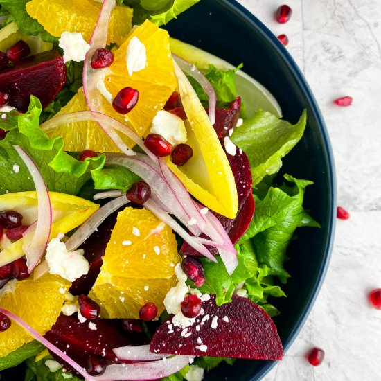 Citrus Salad with Beets & Onion