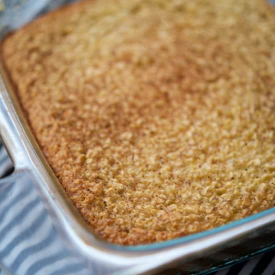 Eggnog Baked Oatmeal