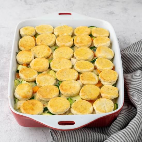 Healthy chicken pot pie