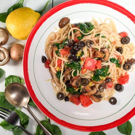 Fresh & simple lemony pasta