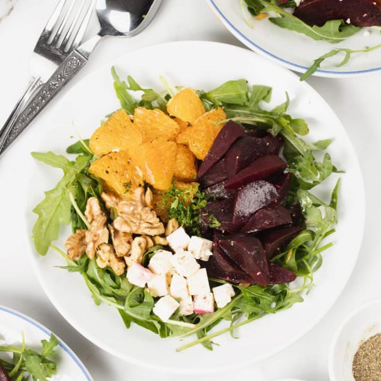 Beetroot and Feta Cheese Salad