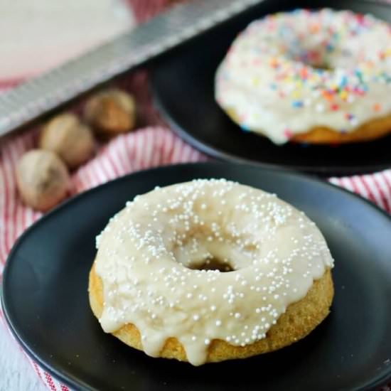 Nutmeg Custard Cake Doughnuts