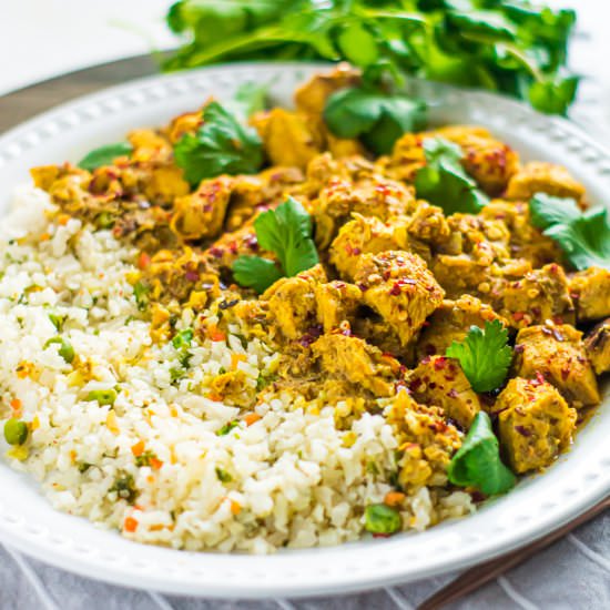 Keto Coconut Curry Chicken