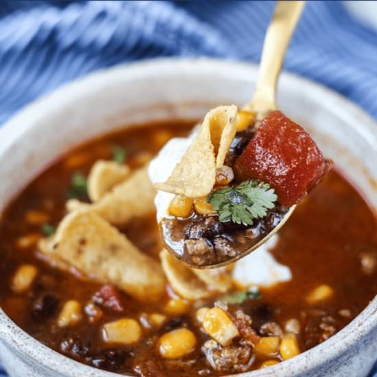 Quick and Easy Taco Soup
