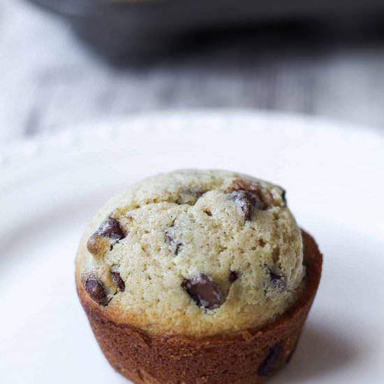 Homemade Chocolate Chip Muffins