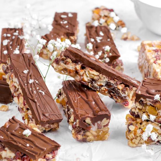 No Bake Homemade Granola Bars