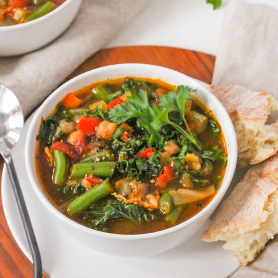 Instant Pot Veggie Soup