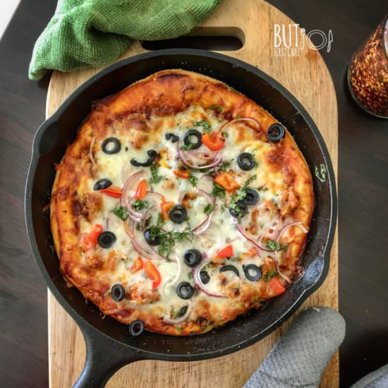 Homemade Cast-iron Skillet Pizza Cr