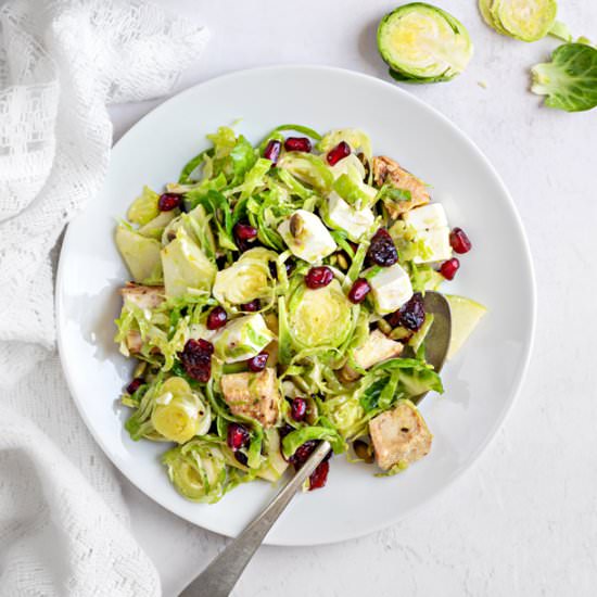 Shaved Brussel Sprout Salad