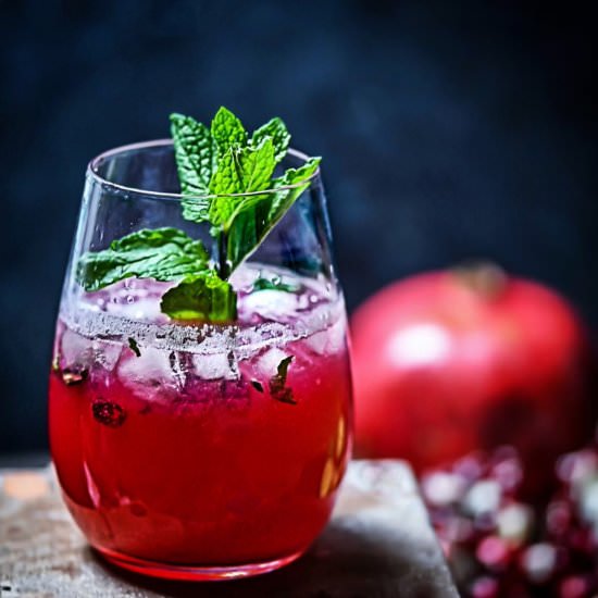 Paleo Pomegranate Mocktail