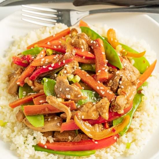 Keto Chicken Stir Fry