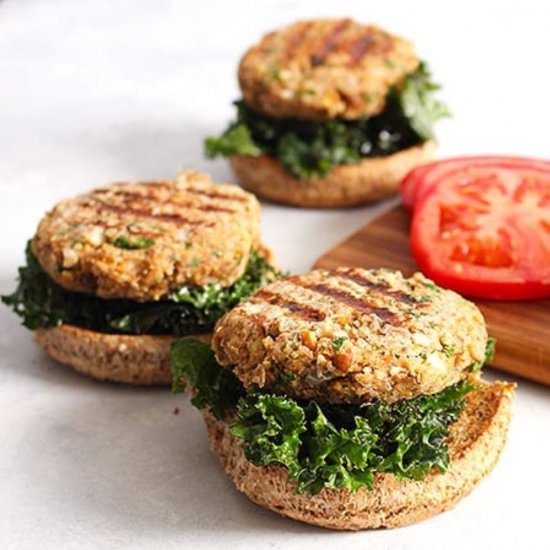 Quinoa Cauliflower Burgers