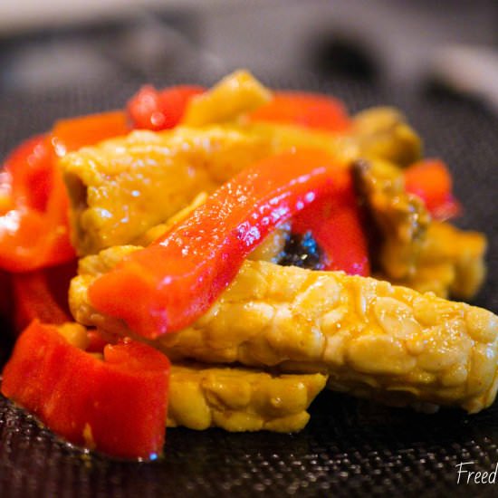 Tempeh with vegetables