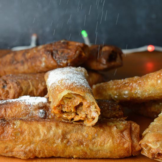 Crispy Pumpkin Pie Parcels