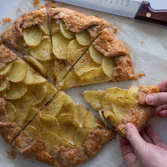 Potato and Gruyere Galette