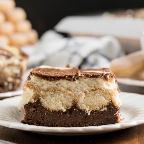 Tiramisu Brownies