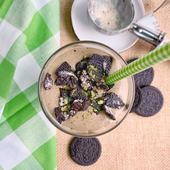 Dairy Free Matcha Cookie Shake