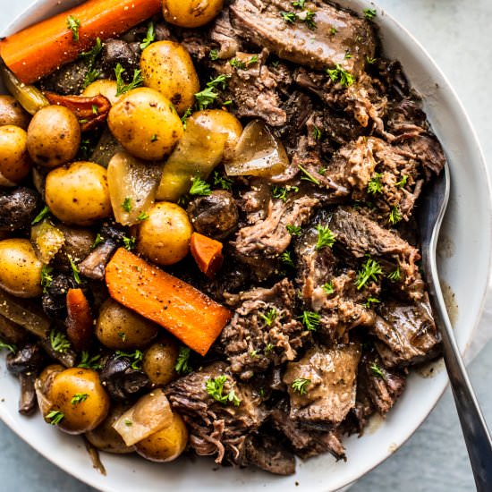 tender slow cooker pot roast