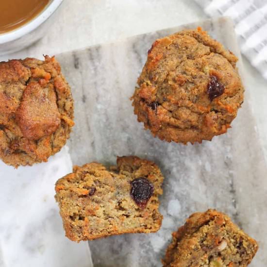 Healthy Morning Glory Muffins