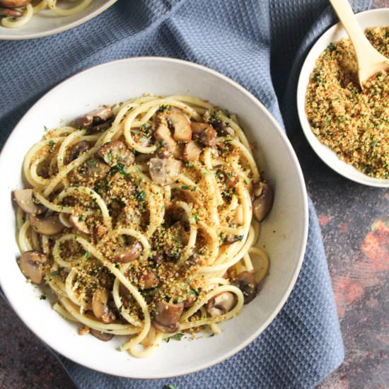 Garlic Mushroom Pasta