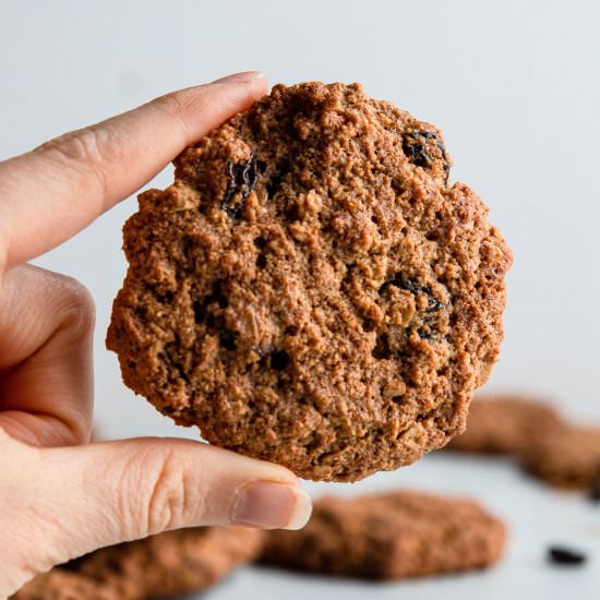 Almond Flour Oatmeal Cookies