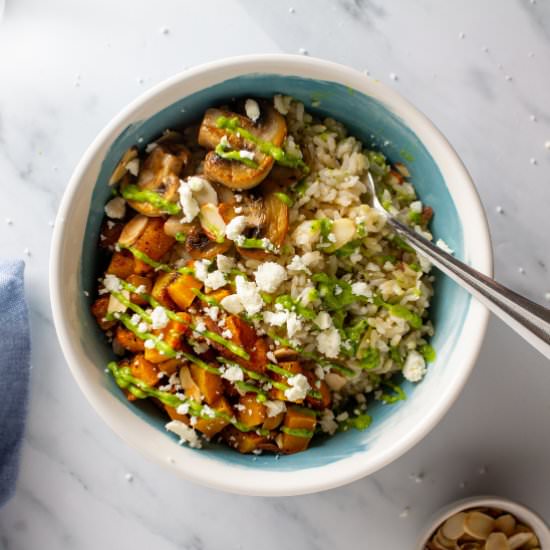 Butternut Squash and Grain Bowls