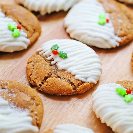Soft Ginger Molasses Cookies