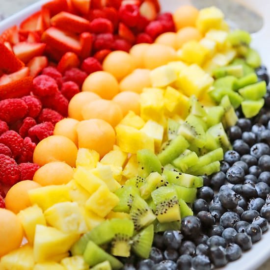 Rainbow Fruit Salad