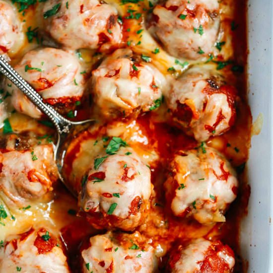 Baked Meatballs Casserole