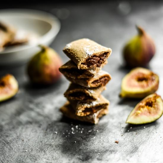 Homemade Fig Newton Cookies (Vegan+