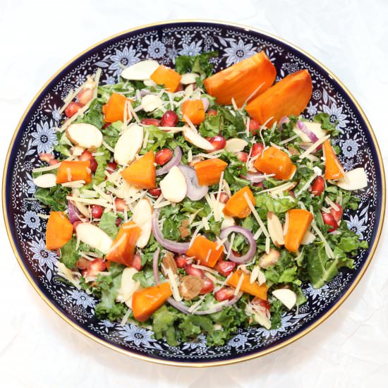 Persimmon Pomegranate Salad