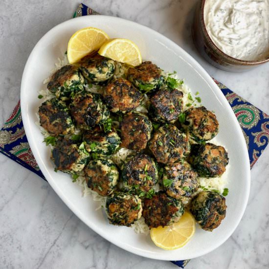 Chicken & Spinach Meatballs