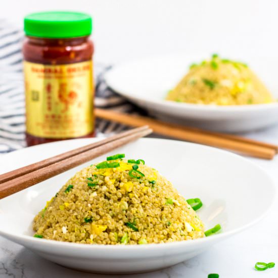 Healthy Egg Quinoa Fried Rice