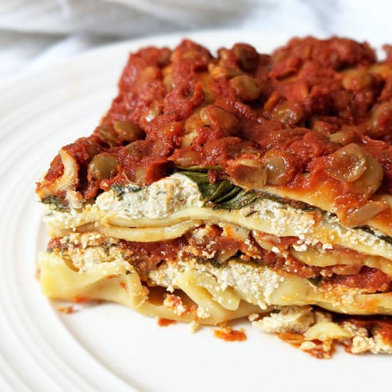 Easy Vegan Lasagna