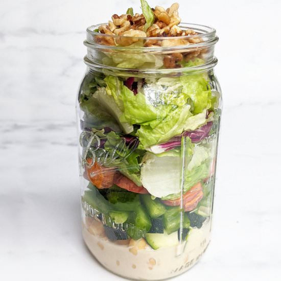 Vegan Mason Jar Salads