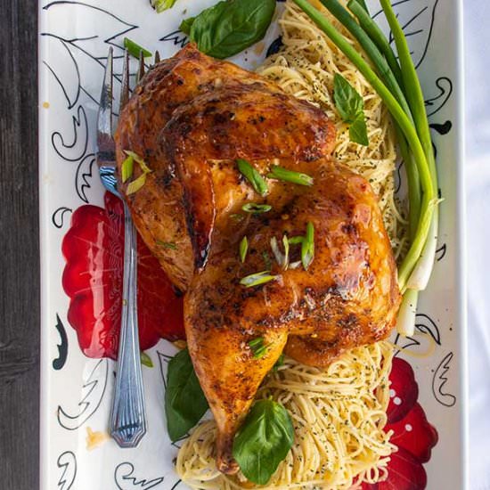 Honey Garlic Roasted Chicken