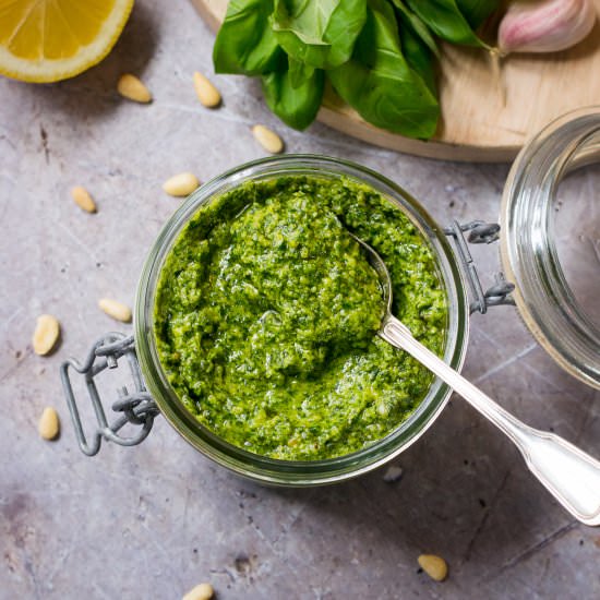 Homemade Vegan Pesto