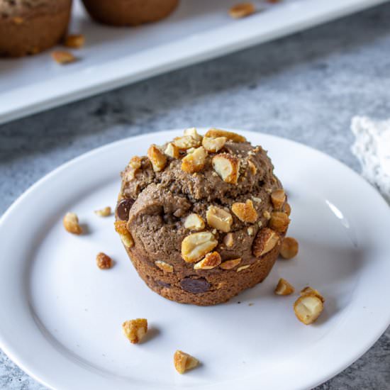 Chocolate Peanut Butter Muffin