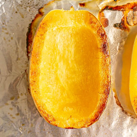 Baked spaghetti squash