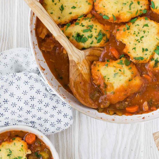 Chicken with Cornmeal Dumplings