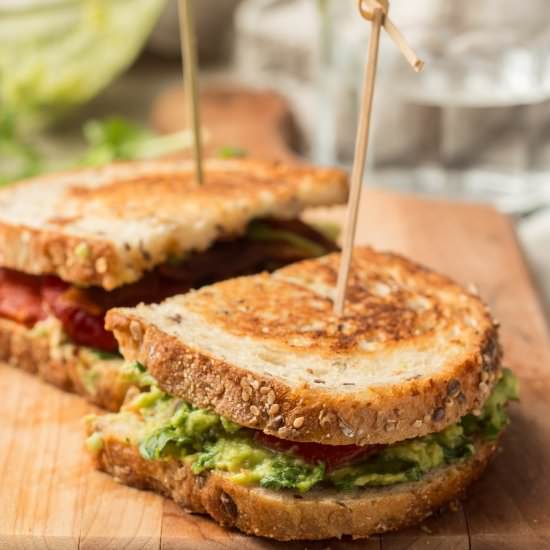 Grilled Avocado Sandwich