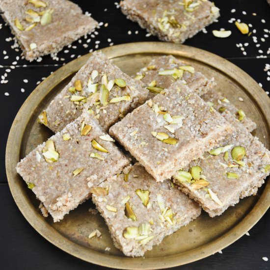 Sesame and Jaggery Squares