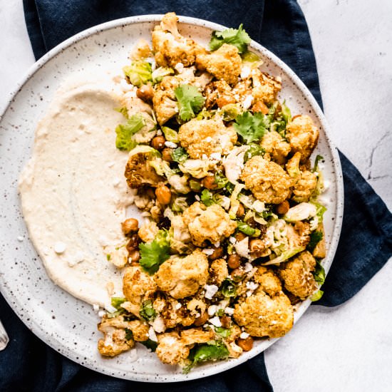 Curry Cauliflower + Chickpea Salad