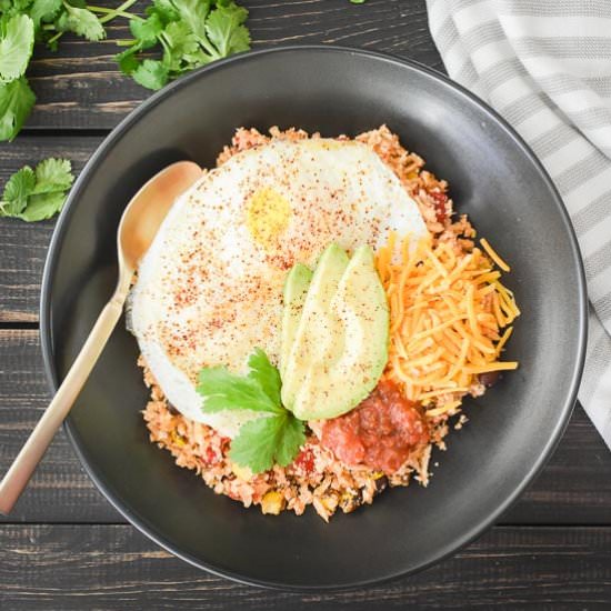 Cauliflower Fiesta Rice Breakfast