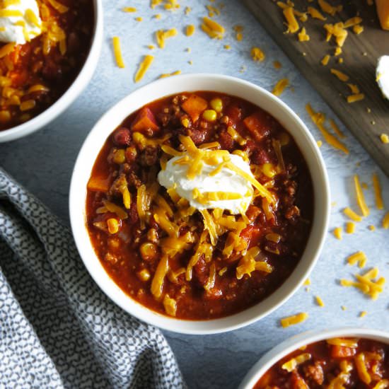 Healthy Turkey Chili
