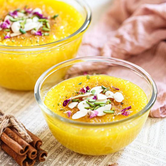 Saffron Rice Pudding